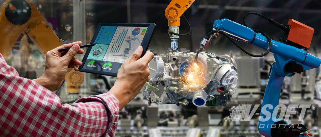 Using internet of things technology in manufacturing industry
